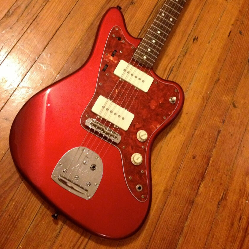 MIJ CAR Jazzmaster w/ Mustang Bridge &amp; Novak JM-Vs &amp; Ketchup Guard