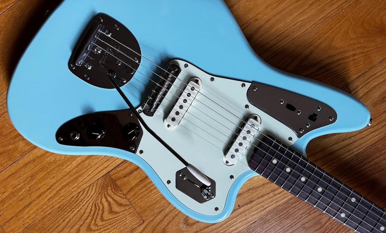 Custom Built Daphne Blue Johnny Marr Style Jaguar