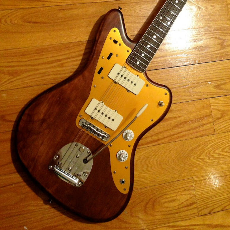 Walnut Stained &amp; Tru-Oil Finished &#39;65 Style Jazzmaster