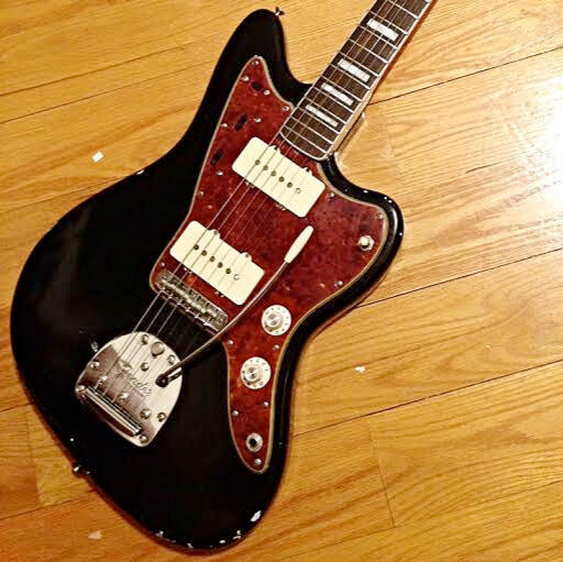 Black &#39;65 Style Jazzmaster w/ Genuine &#39;63 Body &amp; Tort