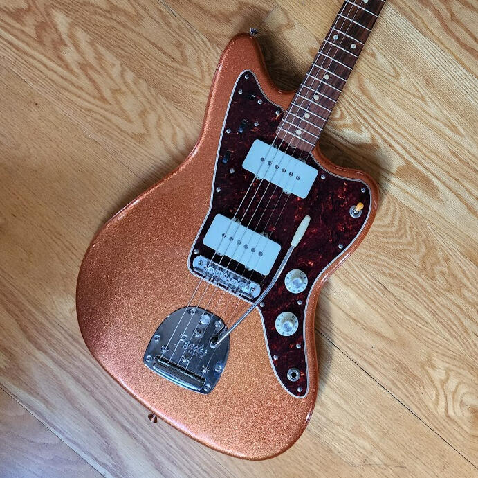 Orangle Sparkle Vintera to &#39;64 Style Jazzmaster / Guitar Garage Collab